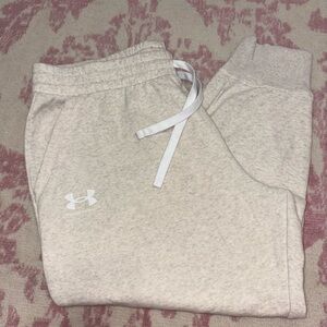 Under Armour Beige Loose Fit Jogger Sweatpants Women’s XXLS